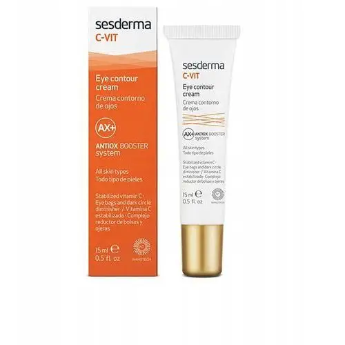 Sesderma C-vit Eye Contour Lekki Krem Regenerujący Pod Oczy z Wit. C, 15 ml