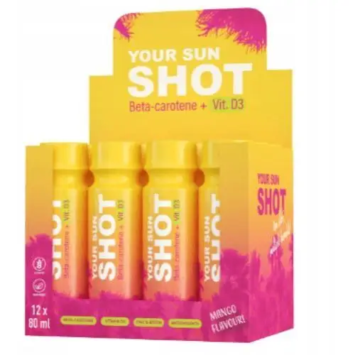 Shot Drink Soleo SuperTan 80 ml 12sztuk Smak Mango