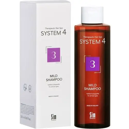 SIM Sensitive System 4 3 Mild Shampoo (250ml), 11323