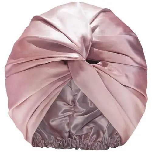 Slip pure silk turban pink