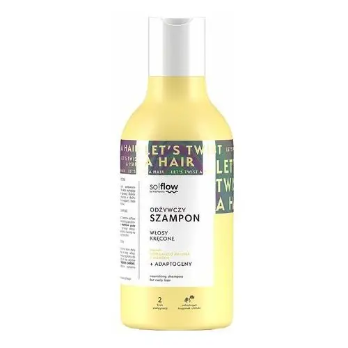 Szampon do włosów kręconych melon-aloes 400 ml So!flow,50