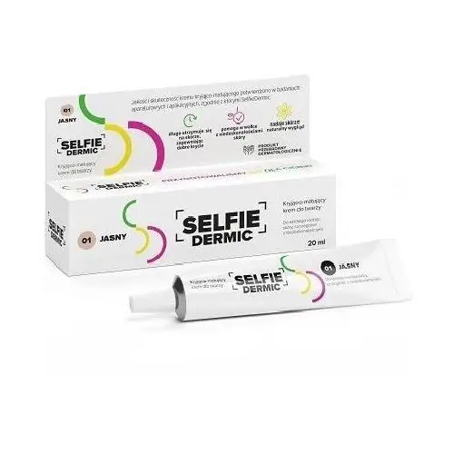 Solpharm Selfiedermic krem kryjąco-matujący do twarzy 01 jasny 20ml