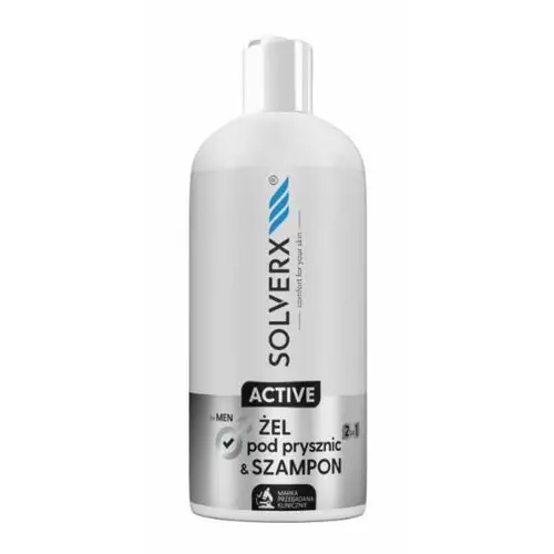 Solverx for men active gel & shampoo 2in1 żel i szampon pod prysznic (pobudzający)