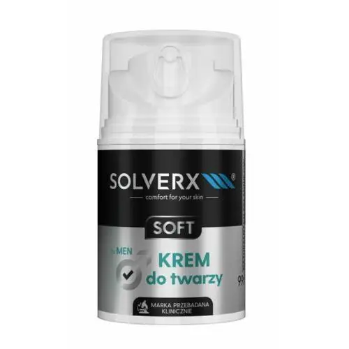 Solverx for men soft face cream krem do twarzy dla mężczyzn z wrażliwą skórą