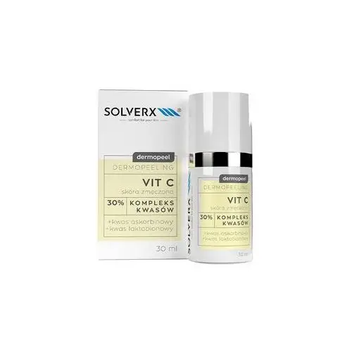 Peeling do twarzy z kwasem askorbinowym 30 ml dermopeel Solverx