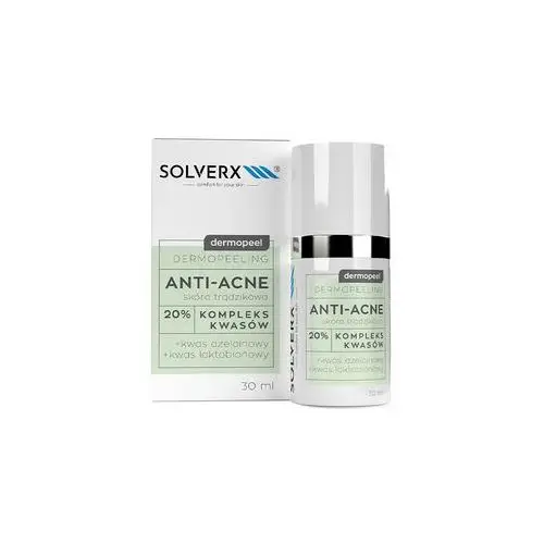 Peeling do twarzy z kwasem azelainowym 30 ml Solverx DERMOPEEL,29