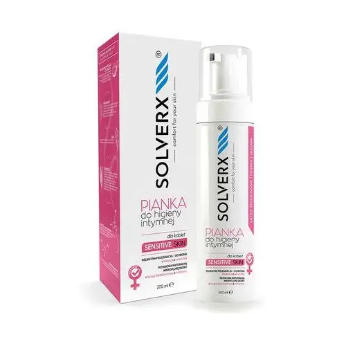 Pianka do higieny intymnej dla kobiet 200 ml sensitive skin Solverx