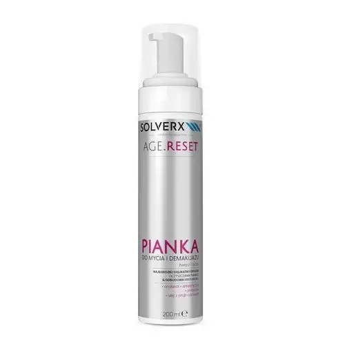 Pianka do mycia twarzy i demakijażu Age Reset 200 ml Solverx AGE RESET