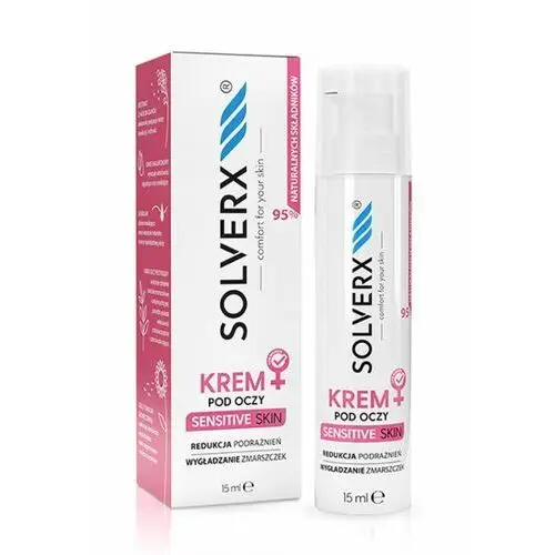 Solverx SENSITIVE SKIN EYE CREAM Krem pod oczy dla skóry wrażliwej i naczynkowej