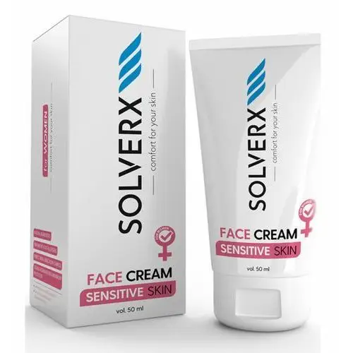 Solverx sensitive skin face cream krem do twarzy dla skóry wrażliwej i naczynkowej