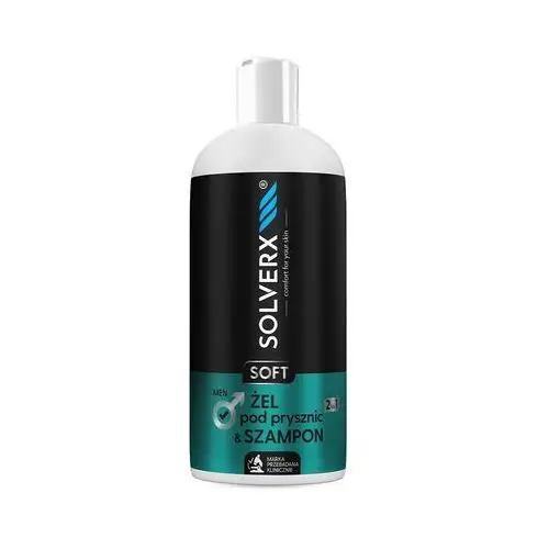 Solverx Żel i szampon 2w1 sensitive skin 400 ml men