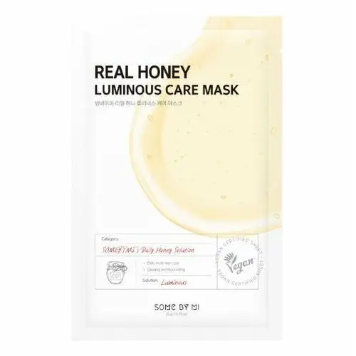 Some by mi - real honey luminous care mask, 20g - odżywcza maska w płachcie