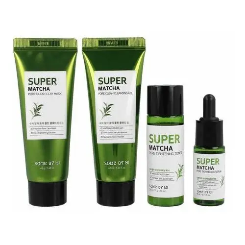 Super matcha pore care starter kit - zestaw miniaturek z matchą Some by mi