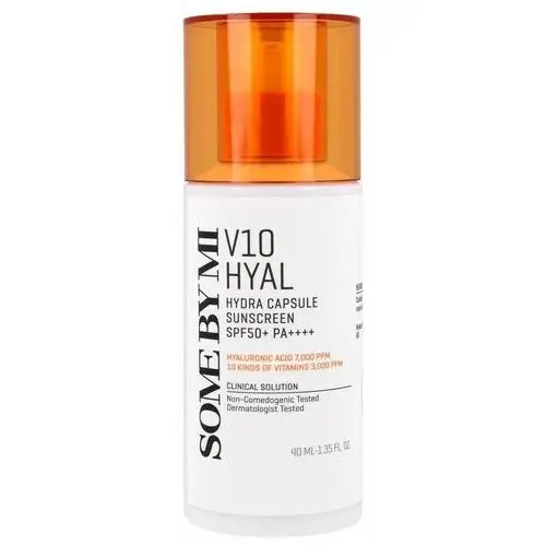 Some by mi - v10 hyal hydra capsule sunscreen, 40ml - krem z filtrem