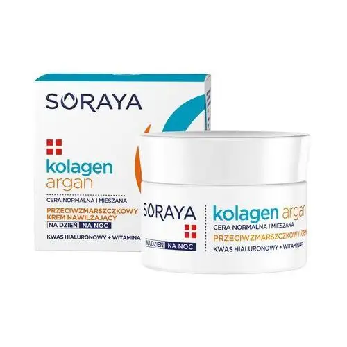 Soraya kolagen argan krem nawilżający przeciwzmarszczkowy na dzień i noc 50ml - soraya od 24,99zł