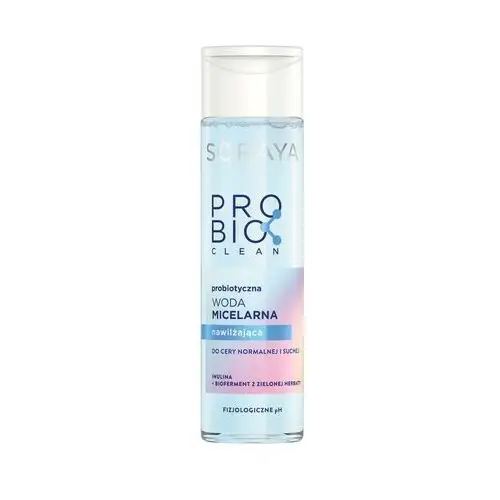 Soraya Probio clean probiotyczna woda micelarna nawilżająca do cery normalnej i suchej 250ml