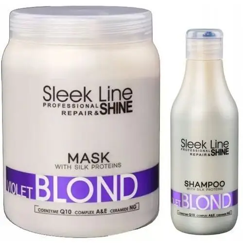 STAPiZ Maska Sleek Line Violet 1000+szampon blond