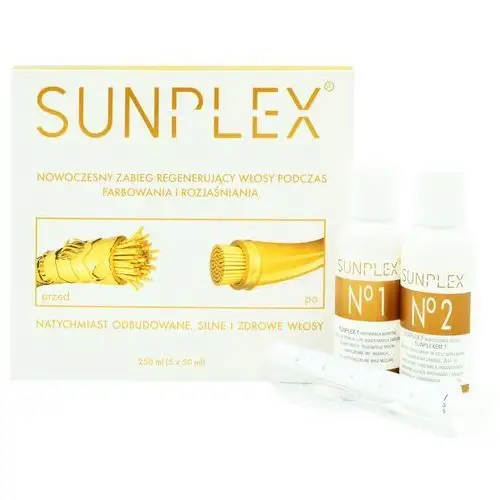 Sunplex zabieg regenerujący włosy 5x50ml