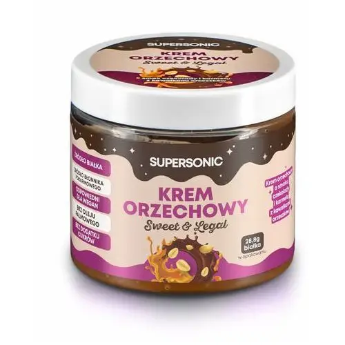 Supersonic Krem orzechowy czekolada i karmel sweet & legal