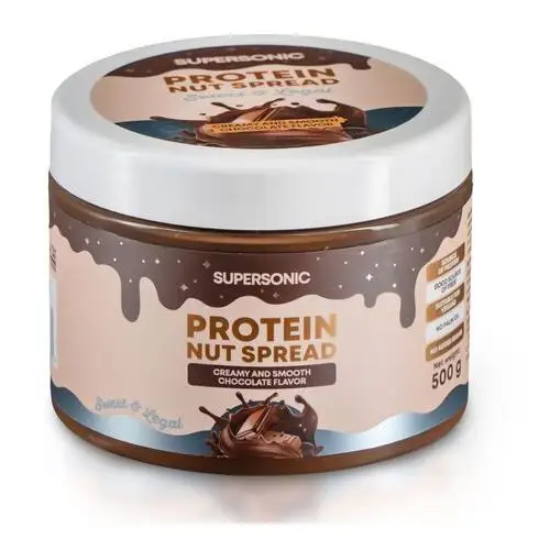 Proteinowy krem orzechowy o smaku aksamitnej czekolady Supersonic