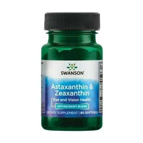 Swanson astaxanthin & zeaxanthin x 60 kapsułek Swanson health products