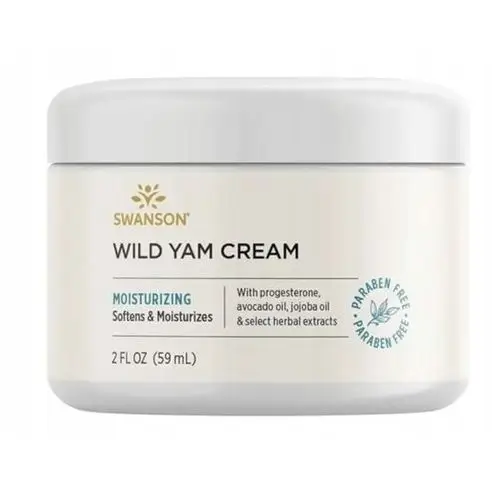 Swanson Wild Yam Cream 59 ml Krem Z Naturalnym Progesteronem Nawilżający