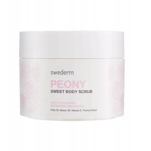 Swederm Peony scrub cukrowy peeling do ciała