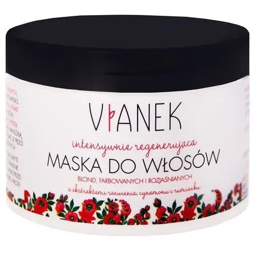 Intensywnie regenerujaca maska do włosów blond, farbowanych, rozjaśnianych 150 ml vianek czerwony Sylveco