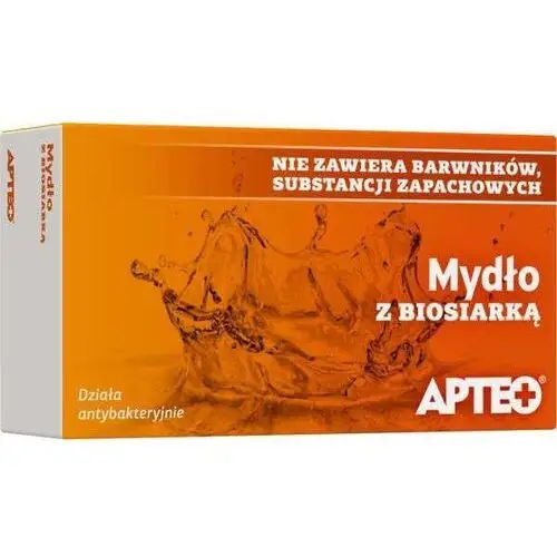 Synoptis pharma Apteo care mydło z biosiarką 100g x 1 sztuka