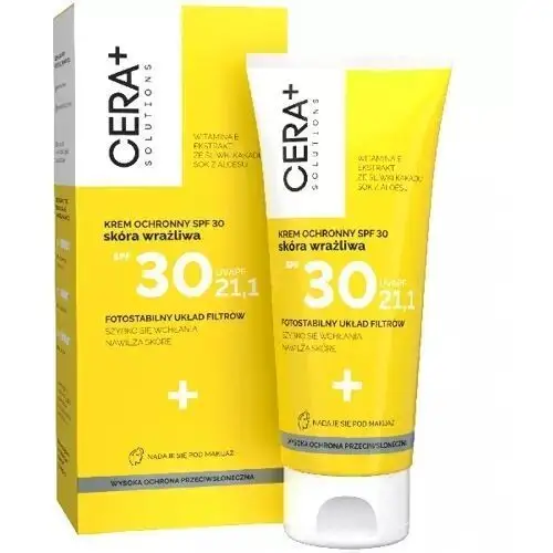 CERA+ Solutions Krem ochronny SPF30 do skóry wrażliwej 50ml