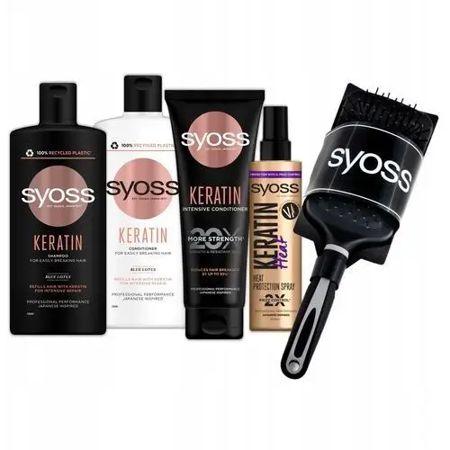 Syoss Keratin Szampon Odżywka do Włosów Łamliwych