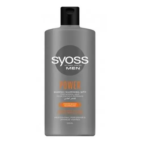 Syoss men power & strenght szampon dla mężczyzn 500 ml