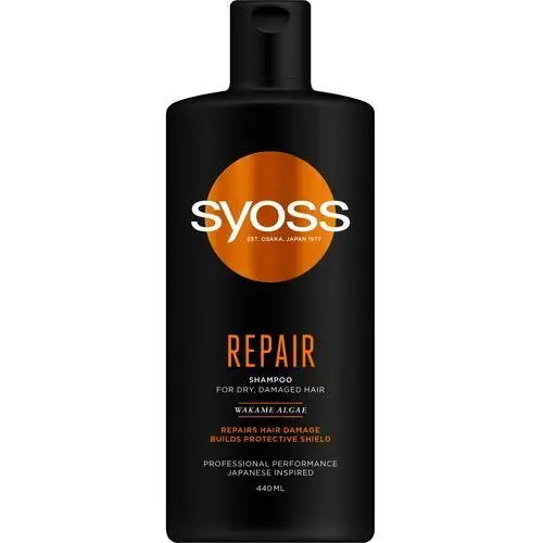 Syoss repair shampoo szampon do włosów suchych i zniszczonych 440ml, 686879