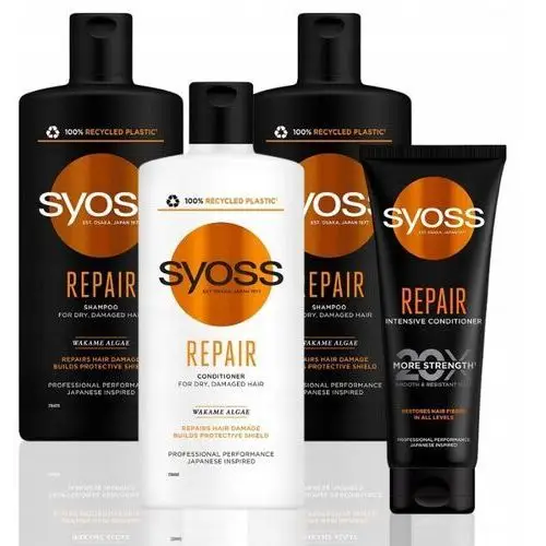 Syoss Repair Szampon Odżywka do Włosów Regeneracja