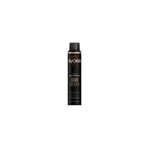 Syoss tinted dry shampoo dark brown suchy szampon do włosów ciemnych odświeżający i koloryzujący ciemny brąz 200 ml