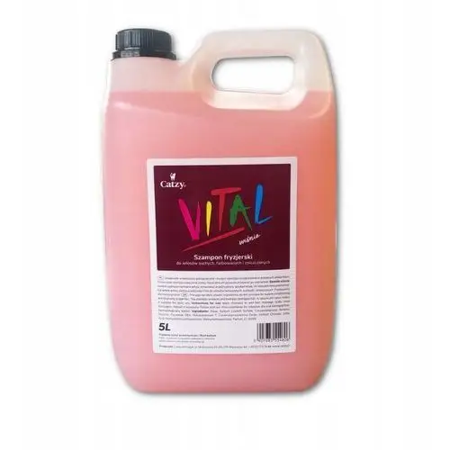 Szampon catzy vital 5l wiśniowy migdałowy 5000ml