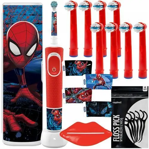 Szczoteczka Do Zębów Dla Dzieci Oral-b Vitality 100 Spiderman Dodatki