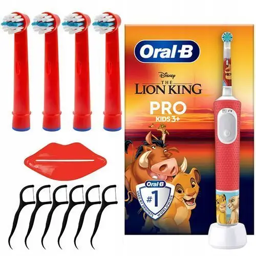 Szczoteczka Do Zębów Oral-b Vitality Pro D103 Kids Król Lew Dodatki