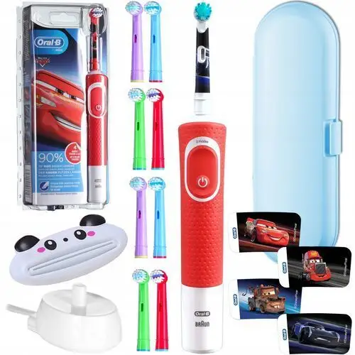 Szczoteczka Elektryczna dla Dzieci Oral-B Vitality 100 Cars Auta Zestaw