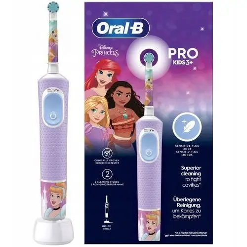 Szczoteczka Elektryczna dla Dzieci Oral-B Vitality Pro D103 Kids Princess