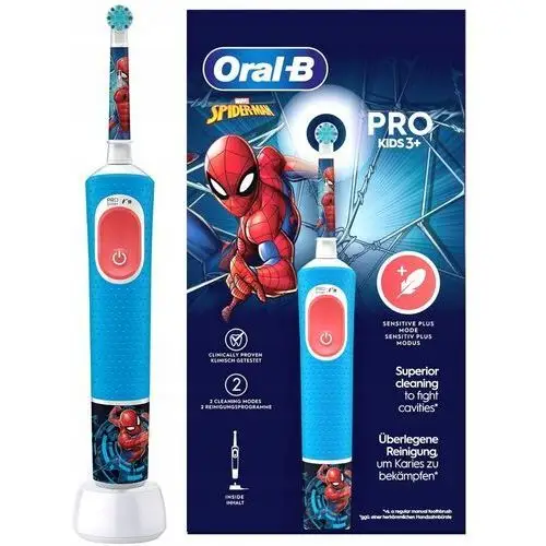 Szczoteczka Elektryczna dla Dzieci Oral-B Vitality Pro D103 Kids Spiderman