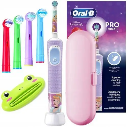 Szczoteczka Elektryczna dla Dzieci Oral-B Vitality Pro Księżniczki +Dodatki