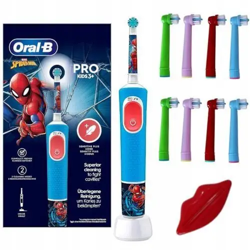 Szczoteczka elektryczna Oral-B Vitality Pro D103 Kids 3+ Spiderman zestaw