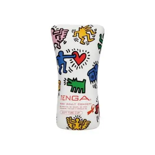 Soft Tube Cup Keith Haring jednorazowy masturbator Tenga