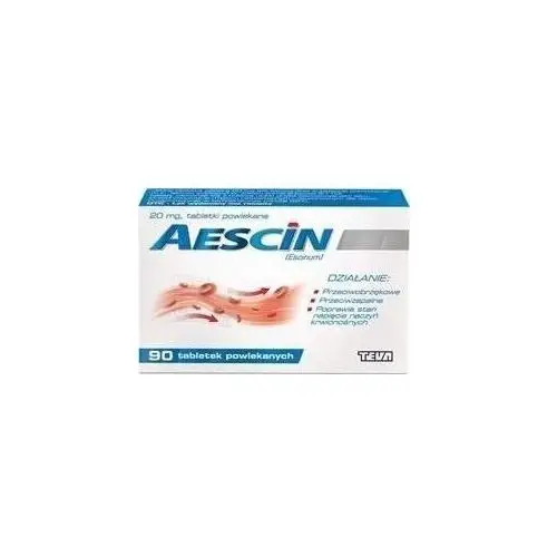 Aescin 0,2 x 90 tabletek Teva