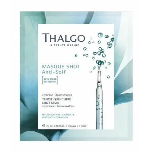 Thalgo masque shot thirst quenching shot mask ekspresowa maska nawilżająca (vt19024)