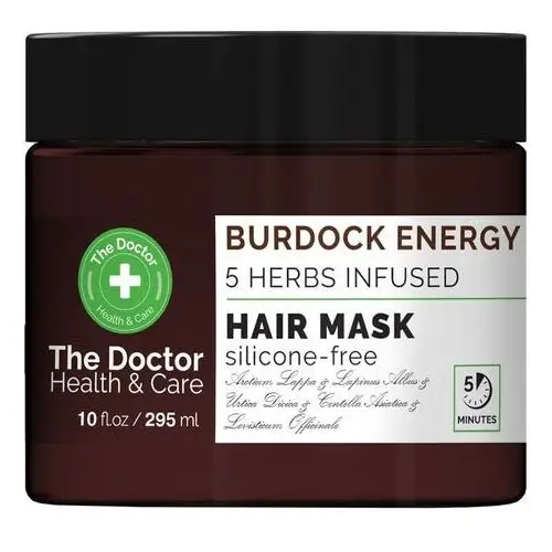 The doctor Maska do włosów energia łopianu i 5 ziół 295 ml
