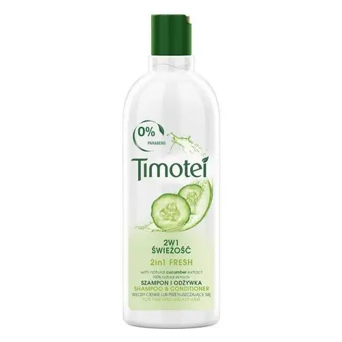 Timotei szampon 2w1 świeżość - ogórek 400 ml