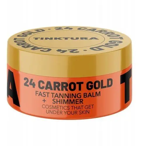 Tinktura 24 Carrot Gold Balsam do szybkiego opalania z połyskiem, 100 ml