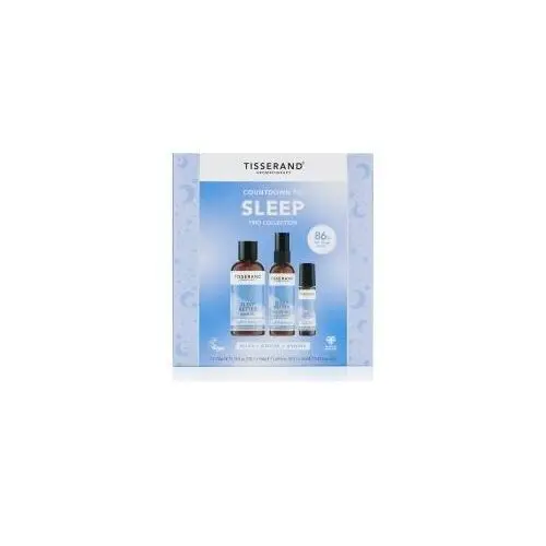 Tisserand aromatherapy zestaw olejek do kąpieli + mgiełka + roller countdown to sleep trio collection 100 ml + 50 ml + 10 ml